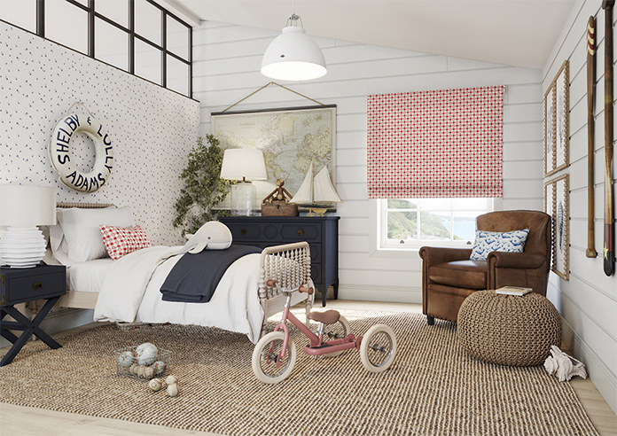 Whaley Great, Gingham Star Regatta - Roman Blind - Image 6